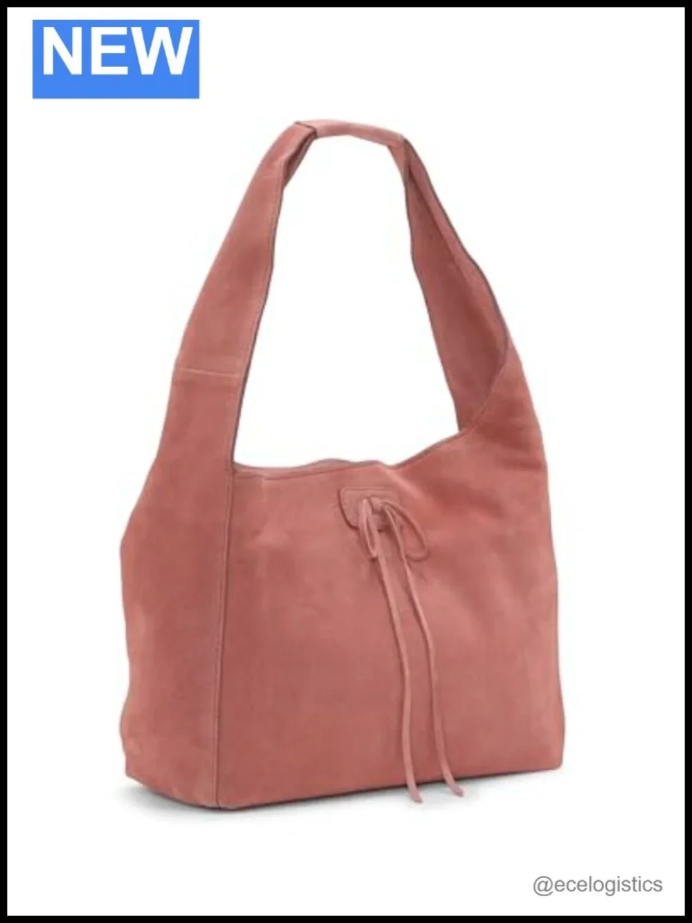 Lucky Brand Clem-sh Women's Leather Hobo Shoulder Bag Magnetic Closure